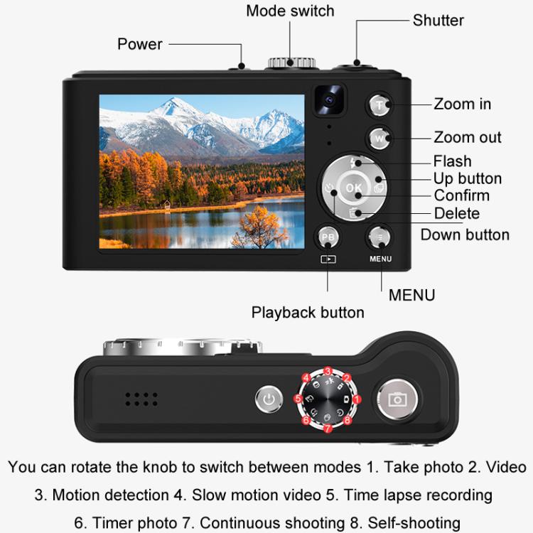 Q21 4K High Definition 16X Digital Zoom Camera 96 Megapixel Camera Q21 4K High Definition 16X Digital Zoom Camera 96 Megapixel Camera
